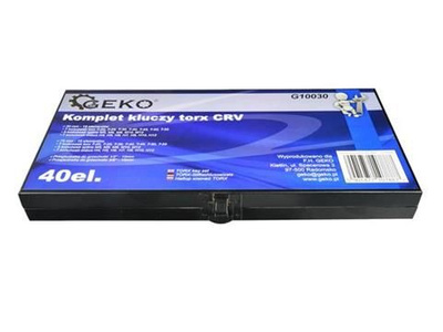 Kpl.kluczy torx CRV 40el. metal box