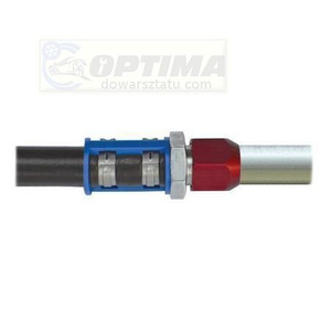 Łącznik Przewód Aluminiowy z Przewodem Gumowym 180 Stopni - 5/16" A/C # 6 A/C