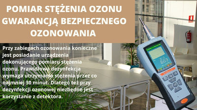 Detektor miernik czujnik stężenia ozonu O3 0-50ppm dokładność 0.01ppm