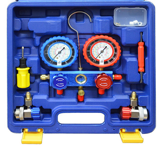 Manometry chłodnicze 55 bar do klimatyzacji na czynnik R134a, R1234YF, R32