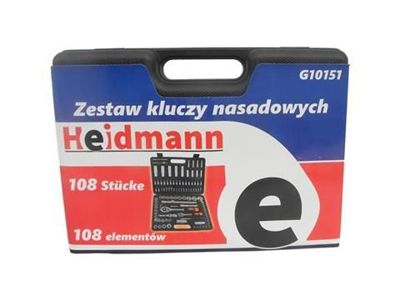 ZESTAW KLUCZY NASADOWYCH 108 ELEMENTÓW HIT